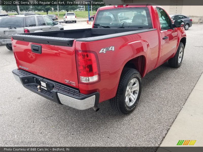 Fire Red / Dark Titanium 2012 GMC Sierra 1500 Regular Cab 4x4