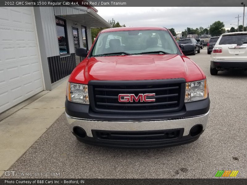 Fire Red / Dark Titanium 2012 GMC Sierra 1500 Regular Cab 4x4