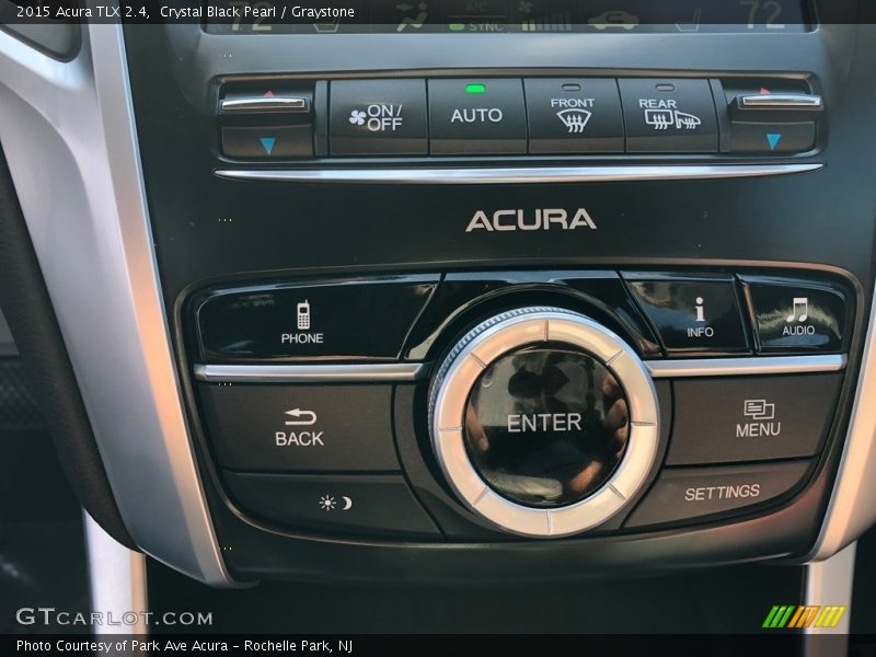 Crystal Black Pearl / Graystone 2015 Acura TLX 2.4