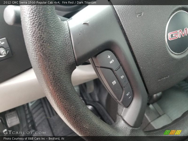 Fire Red / Dark Titanium 2012 GMC Sierra 1500 Regular Cab 4x4