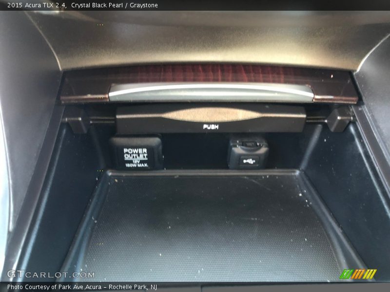 Crystal Black Pearl / Graystone 2015 Acura TLX 2.4