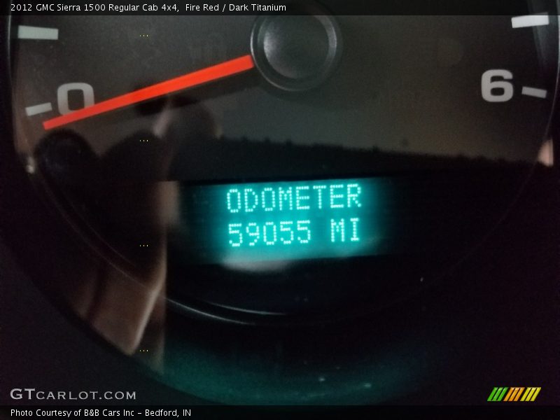 Fire Red / Dark Titanium 2012 GMC Sierra 1500 Regular Cab 4x4