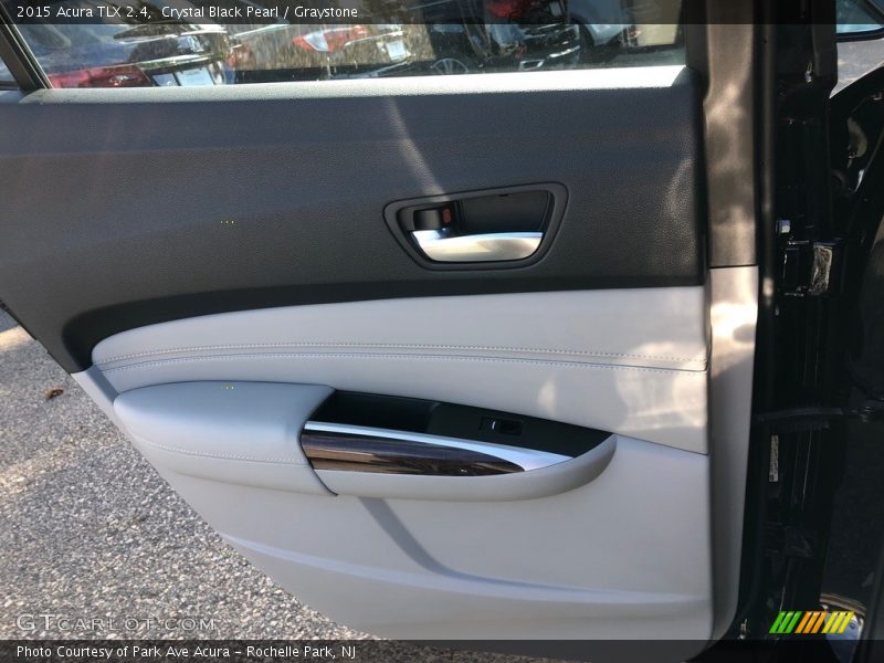 Crystal Black Pearl / Graystone 2015 Acura TLX 2.4
