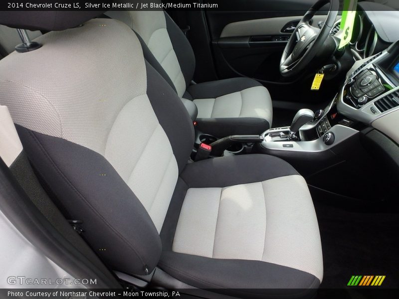Silver Ice Metallic / Jet Black/Medium Titanium 2014 Chevrolet Cruze LS