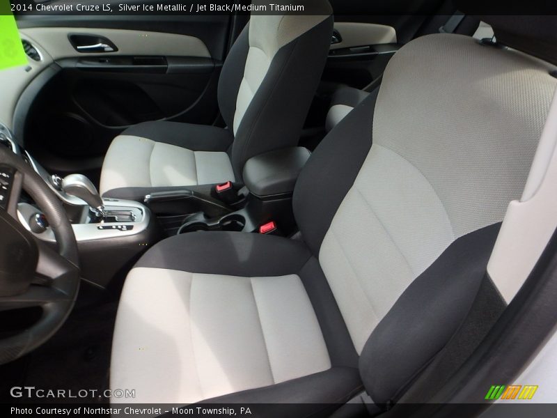Silver Ice Metallic / Jet Black/Medium Titanium 2014 Chevrolet Cruze LS