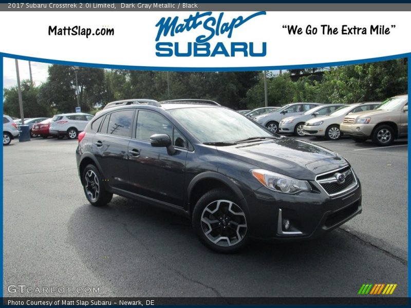 Dark Gray Metallic / Black 2017 Subaru Crosstrek 2.0i Limited