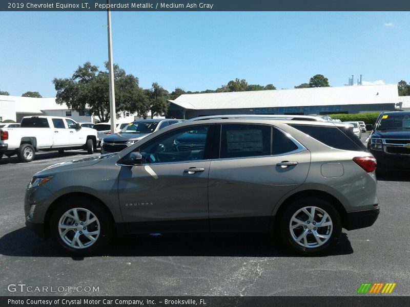 Pepperdust Metallic / Medium Ash Gray 2019 Chevrolet Equinox LT