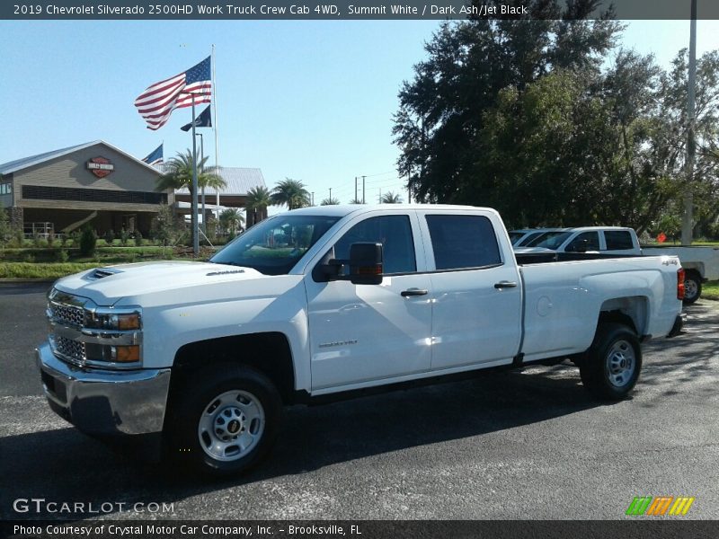 Summit White / Dark Ash/Jet Black 2019 Chevrolet Silverado 2500HD Work Truck Crew Cab 4WD