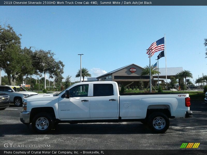 Summit White / Dark Ash/Jet Black 2019 Chevrolet Silverado 2500HD Work Truck Crew Cab 4WD