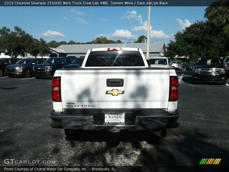 Summit White / Dark Ash/Jet Black 2019 Chevrolet Silverado 2500HD Work Truck Crew Cab 4WD
