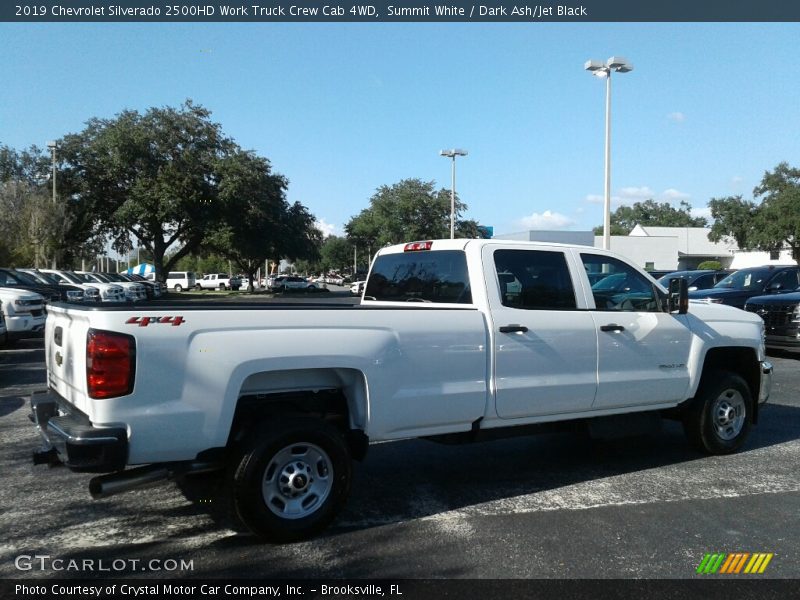 Summit White / Dark Ash/Jet Black 2019 Chevrolet Silverado 2500HD Work Truck Crew Cab 4WD