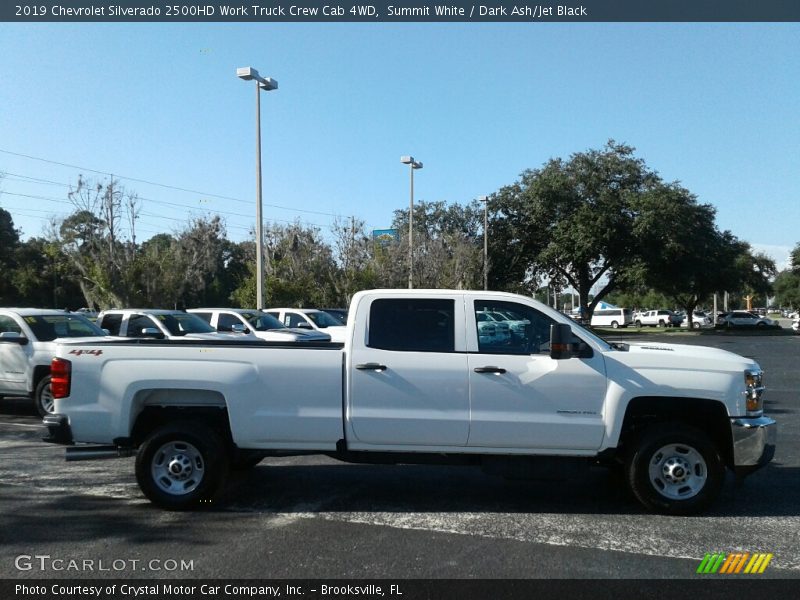 Summit White / Dark Ash/Jet Black 2019 Chevrolet Silverado 2500HD Work Truck Crew Cab 4WD