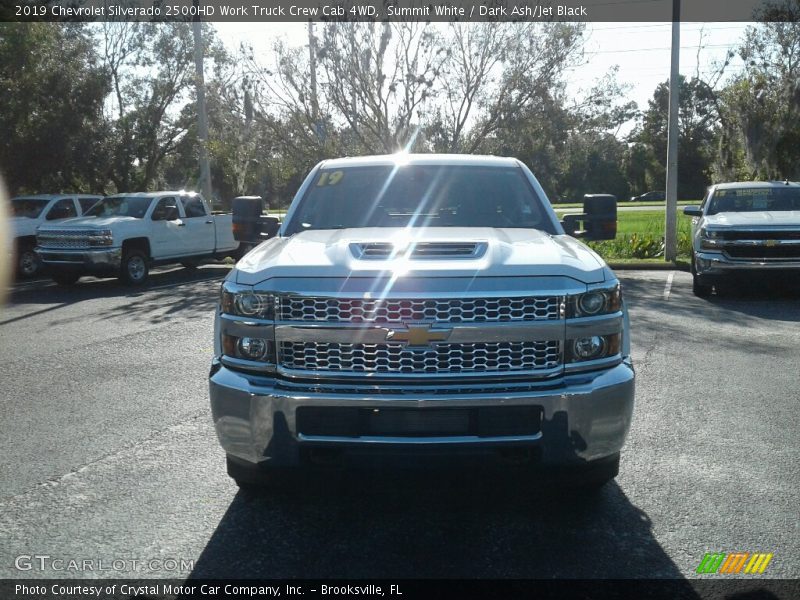 Summit White / Dark Ash/Jet Black 2019 Chevrolet Silverado 2500HD Work Truck Crew Cab 4WD