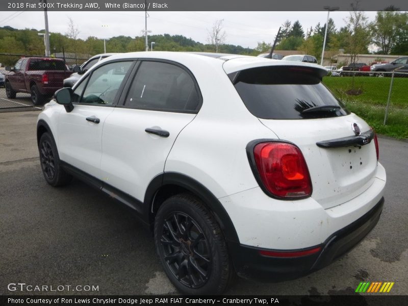 White (Bianco) / Black 2018 Fiat 500X Trekking AWD