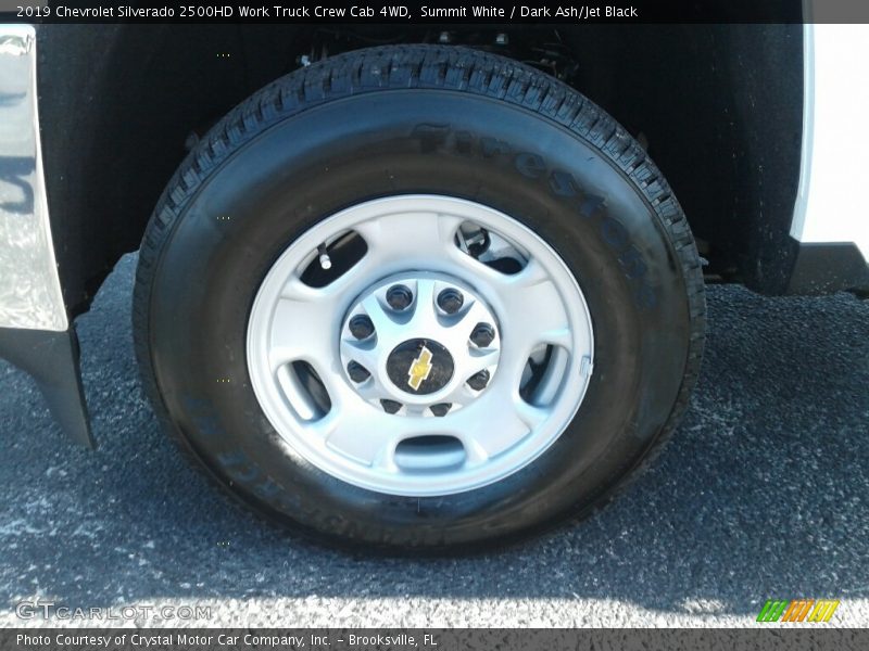 Summit White / Dark Ash/Jet Black 2019 Chevrolet Silverado 2500HD Work Truck Crew Cab 4WD
