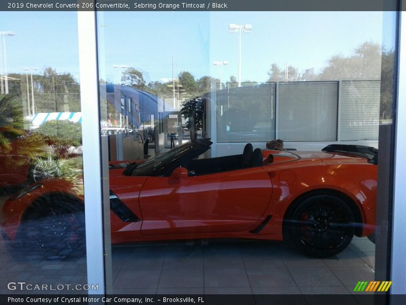 Sebring Orange Tintcoat / Black 2019 Chevrolet Corvette Z06 Convertible