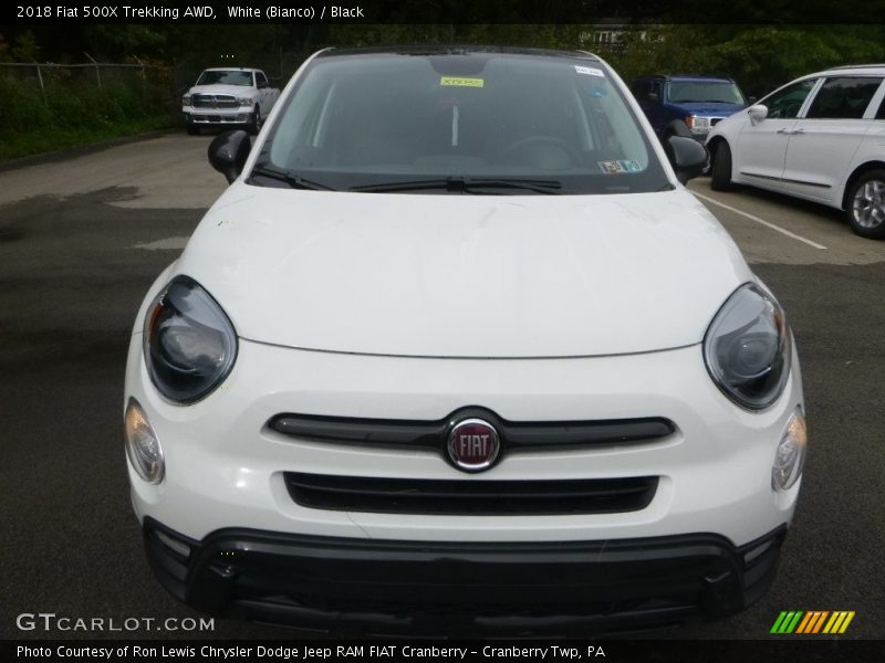 White (Bianco) / Black 2018 Fiat 500X Trekking AWD