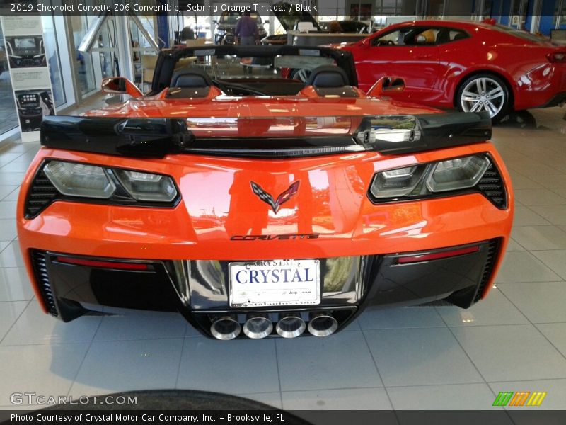 Sebring Orange Tintcoat / Black 2019 Chevrolet Corvette Z06 Convertible