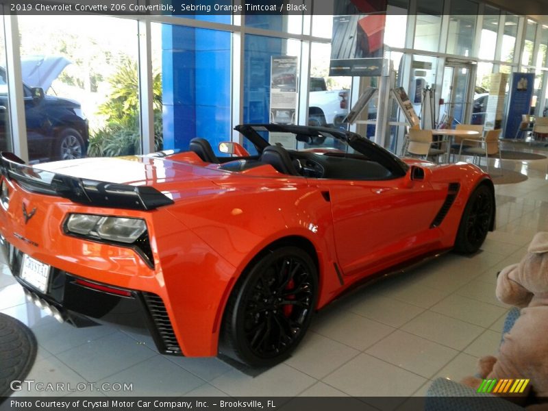 Sebring Orange Tintcoat / Black 2019 Chevrolet Corvette Z06 Convertible