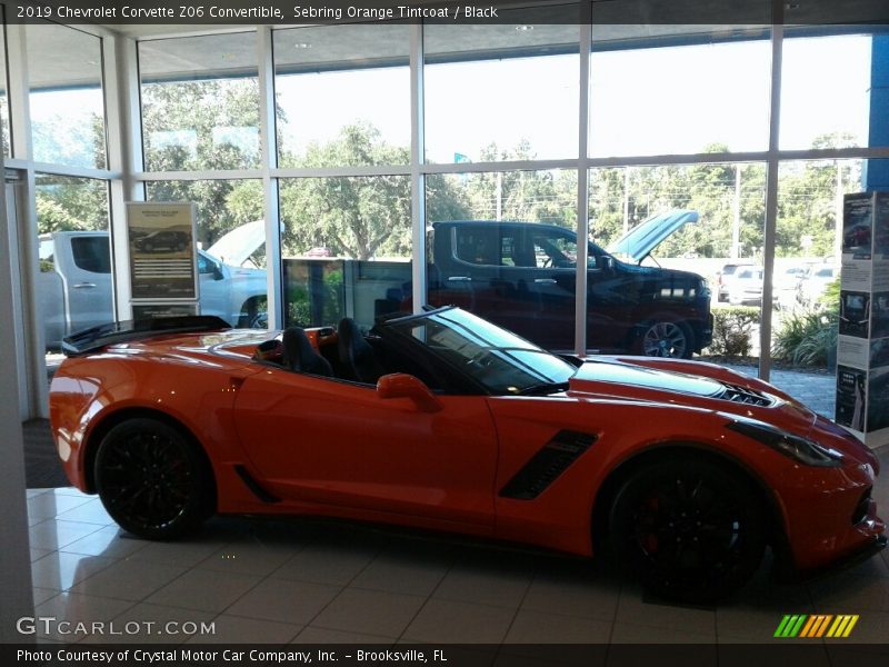 Sebring Orange Tintcoat / Black 2019 Chevrolet Corvette Z06 Convertible