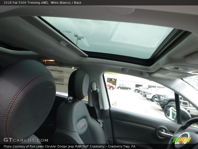 White (Bianco) / Black 2018 Fiat 500X Trekking AWD