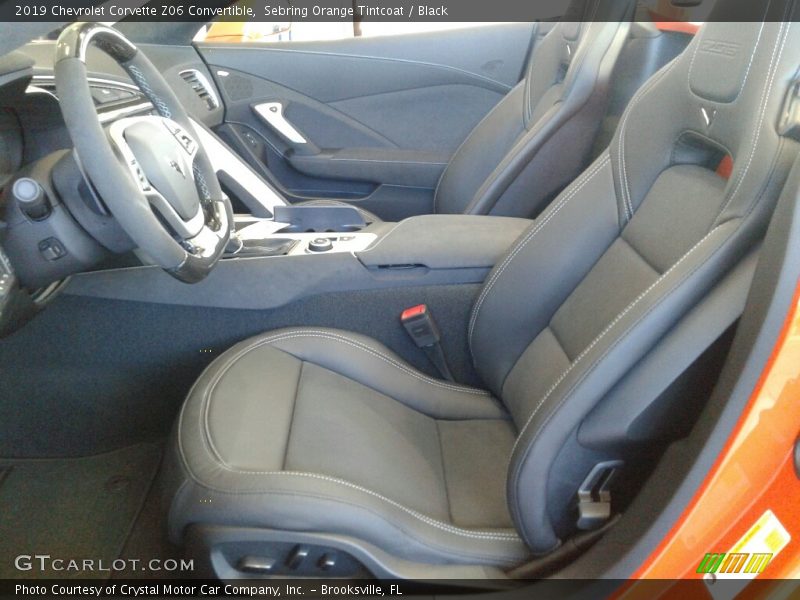 Front Seat of 2019 Corvette Z06 Convertible