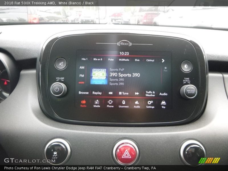 White (Bianco) / Black 2018 Fiat 500X Trekking AWD