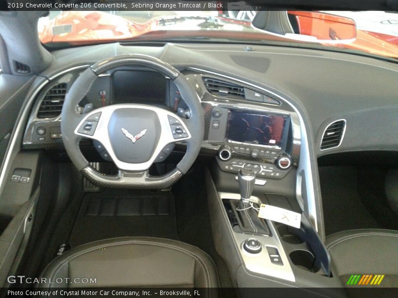 Dashboard of 2019 Corvette Z06 Convertible