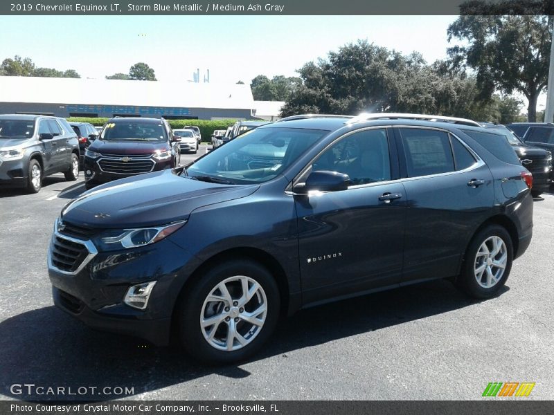 Storm Blue Metallic / Medium Ash Gray 2019 Chevrolet Equinox LT