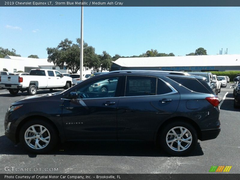 Storm Blue Metallic / Medium Ash Gray 2019 Chevrolet Equinox LT