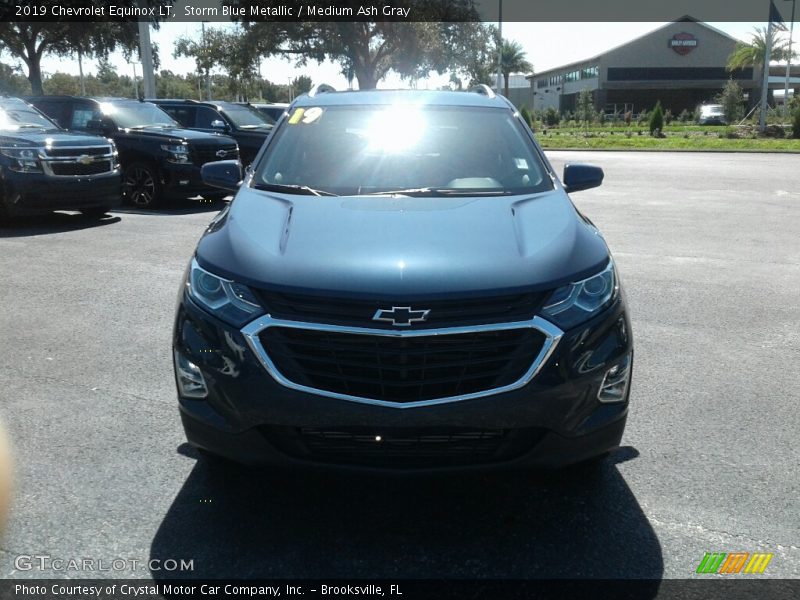 Storm Blue Metallic / Medium Ash Gray 2019 Chevrolet Equinox LT