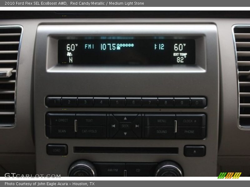 Red Candy Metallic / Medium Light Stone 2010 Ford Flex SEL EcoBoost AWD