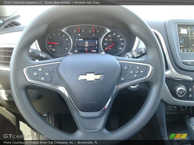 Storm Blue Metallic / Medium Ash Gray 2019 Chevrolet Equinox LT