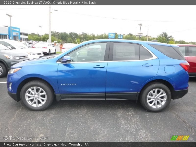 Kinetic Blue Metallic / Jet Black 2019 Chevrolet Equinox LT AWD