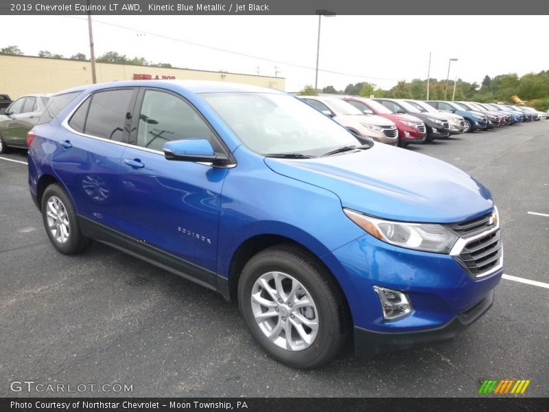 Kinetic Blue Metallic / Jet Black 2019 Chevrolet Equinox LT AWD