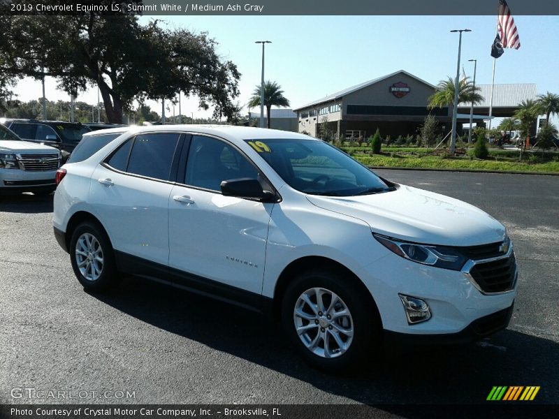 Summit White / Medium Ash Gray 2019 Chevrolet Equinox LS