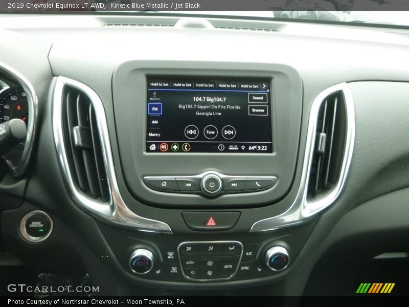 Kinetic Blue Metallic / Jet Black 2019 Chevrolet Equinox LT AWD