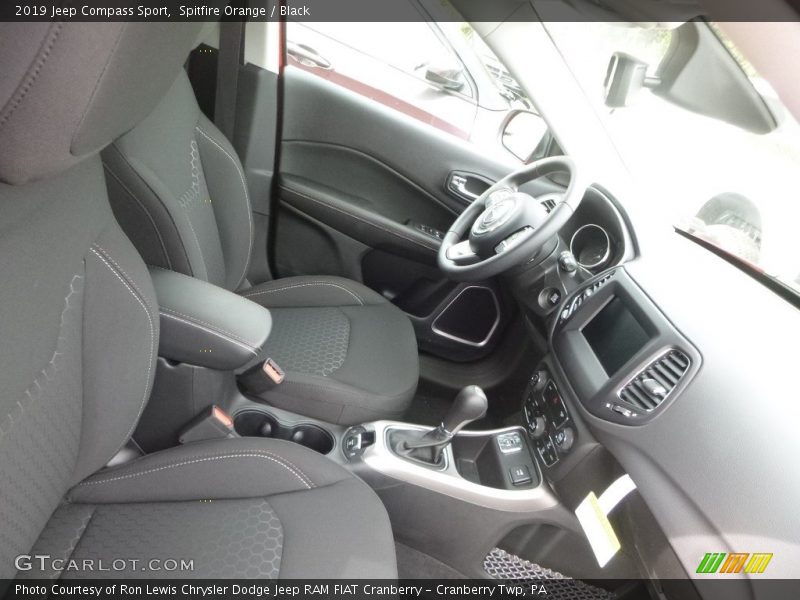 Spitfire Orange / Black 2019 Jeep Compass Sport