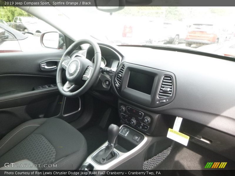 Spitfire Orange / Black 2019 Jeep Compass Sport