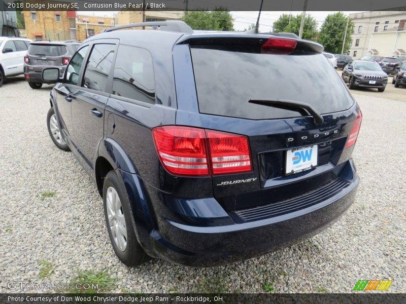 Contusion Blue Pearl / Black 2018 Dodge Journey SE