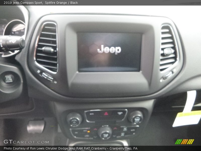 Spitfire Orange / Black 2019 Jeep Compass Sport