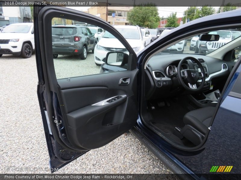 Contusion Blue Pearl / Black 2018 Dodge Journey SE