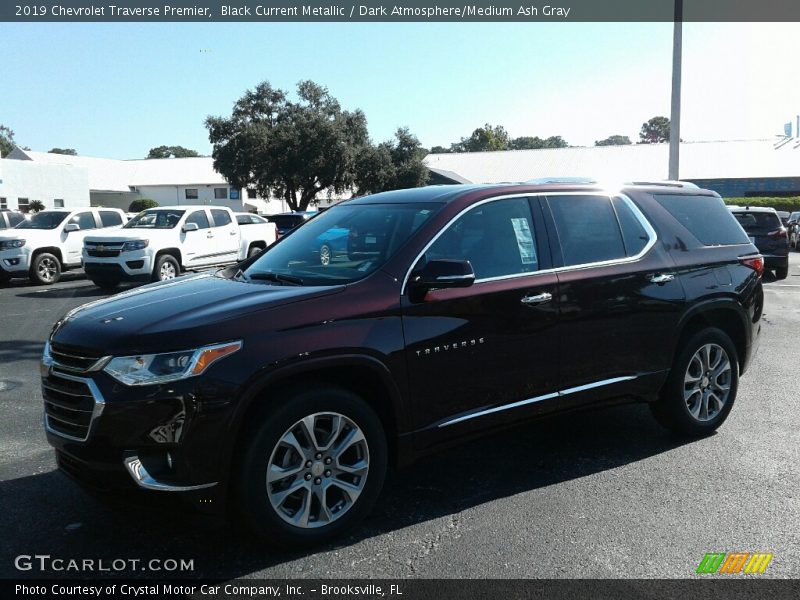 Black Current Metallic / Dark Atmosphere/Medium Ash Gray 2019 Chevrolet Traverse Premier