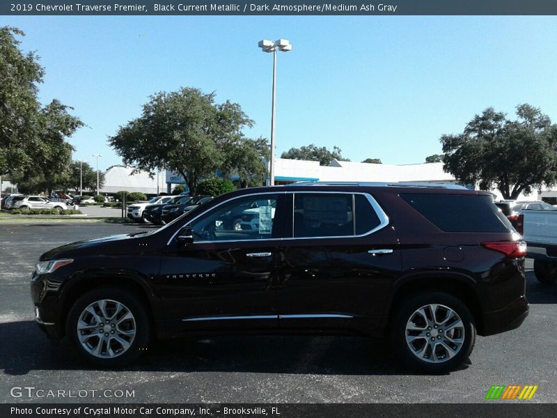 Black Current Metallic / Dark Atmosphere/Medium Ash Gray 2019 Chevrolet Traverse Premier
