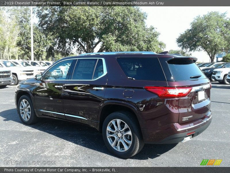 Black Current Metallic / Dark Atmosphere/Medium Ash Gray 2019 Chevrolet Traverse Premier