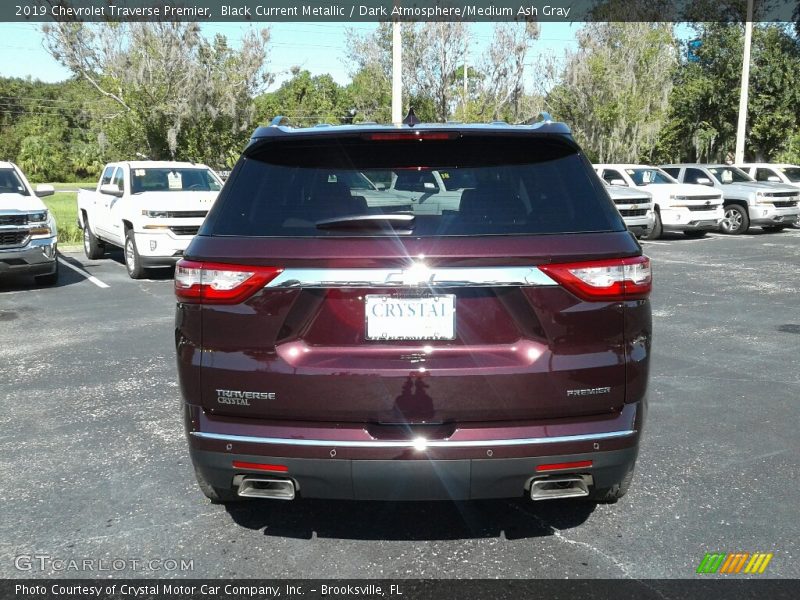 Black Current Metallic / Dark Atmosphere/Medium Ash Gray 2019 Chevrolet Traverse Premier