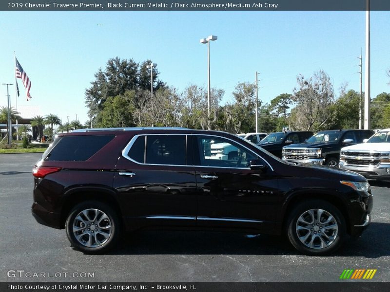 Black Current Metallic / Dark Atmosphere/Medium Ash Gray 2019 Chevrolet Traverse Premier