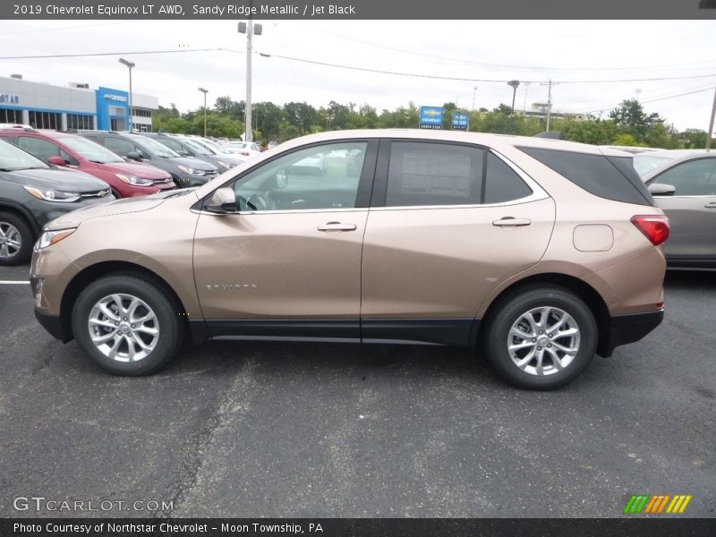 Sandy Ridge Metallic / Jet Black 2019 Chevrolet Equinox LT AWD