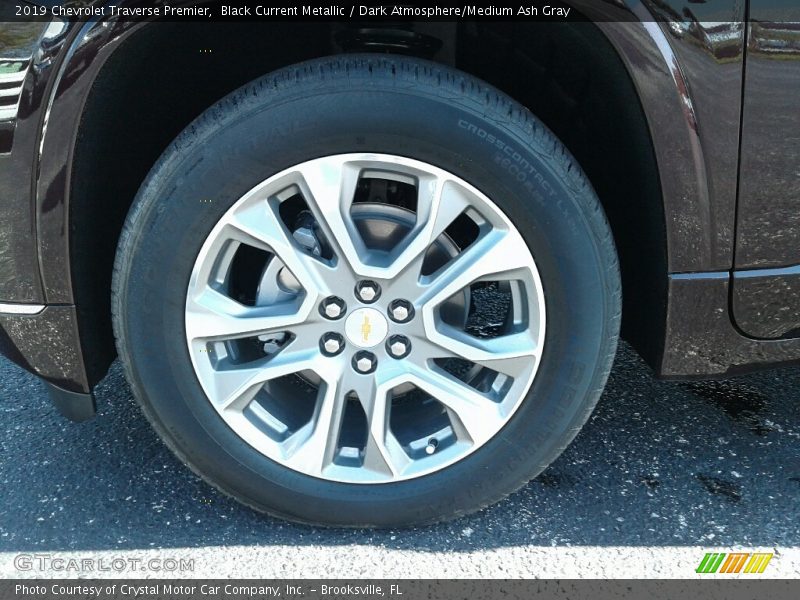 Black Current Metallic / Dark Atmosphere/Medium Ash Gray 2019 Chevrolet Traverse Premier