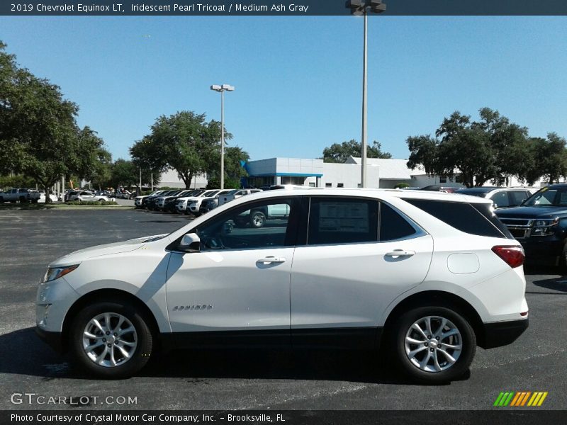 Iridescent Pearl Tricoat / Medium Ash Gray 2019 Chevrolet Equinox LT